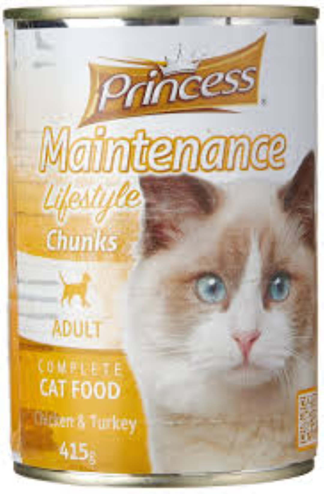 PRINCESS CAT FOOD CHUNK C & TURK 405G